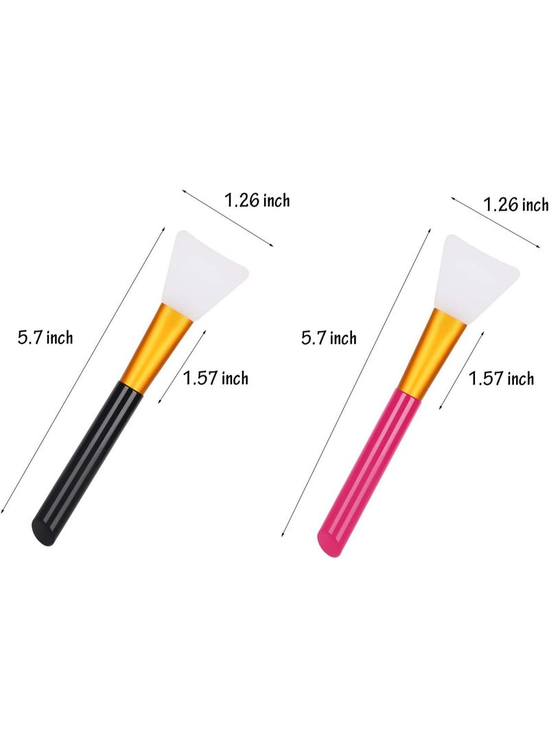 Silicone Face Mask Brush, Mask Beauty Tool, Soft Silicone Facial Mud Mask Applicator Brush 12 Pcs. - Image 3